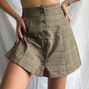 Vintage plaid skirt!!